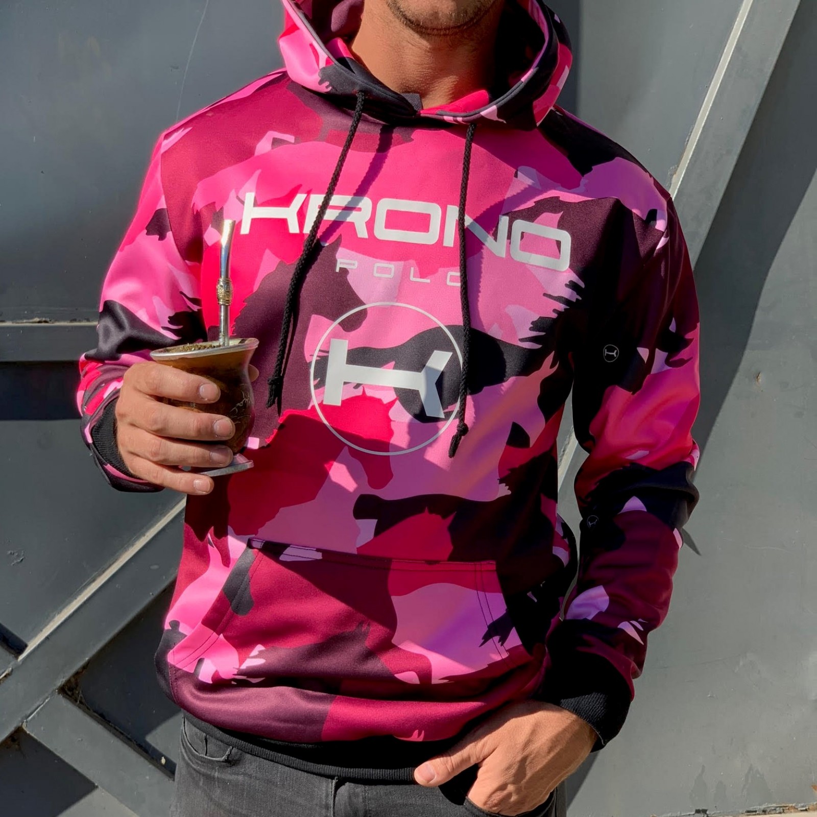 Pink Camo Hoodie